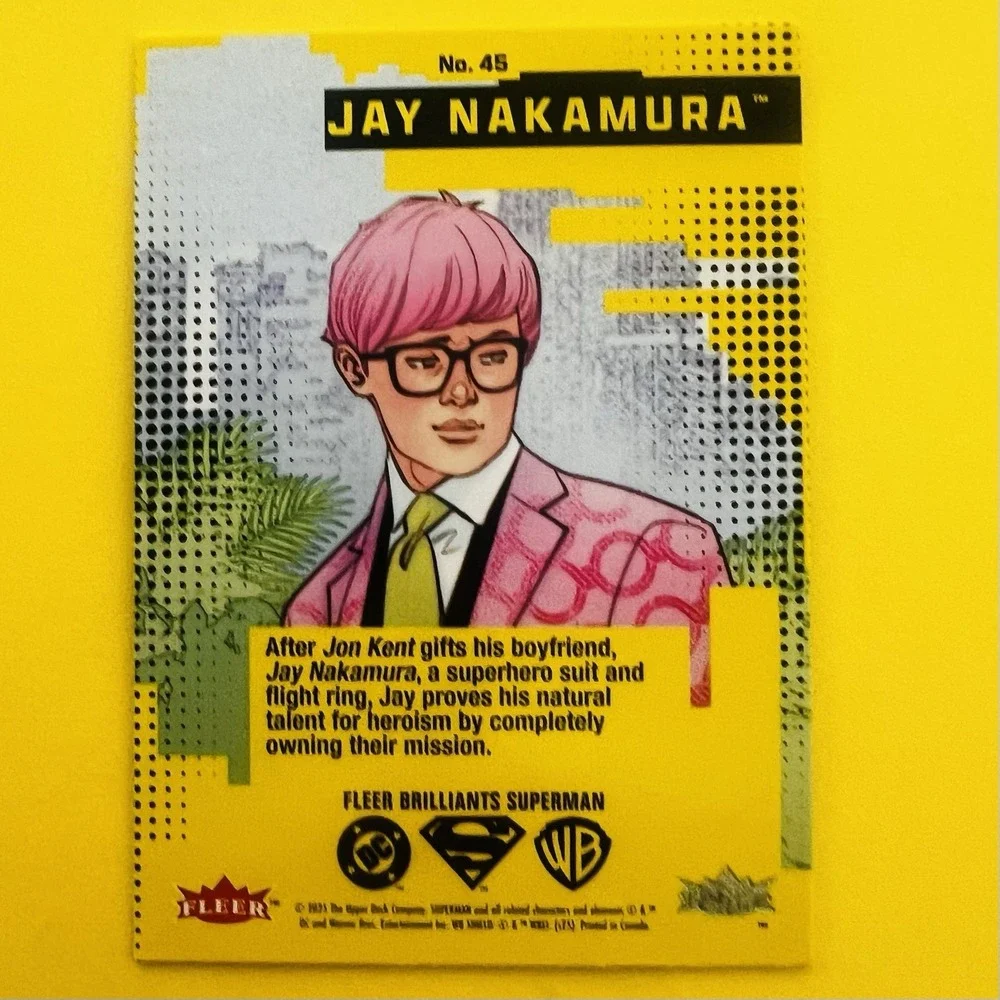 2025 Fleer Upper Deck Brilliants Superman Jay Nakamura #45 Base Card DC